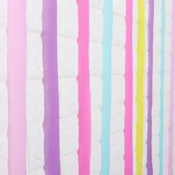 10 Ritinėliai Vaivorykštė Spalvingi vakarėlių transliuotojai Dekoracijos Dešimt spalvų Streameriai Vaivorykštės streameriai Rinkinys Krepinio popieriaus juostelės popierius