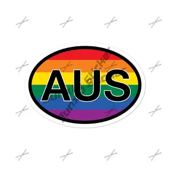 Australijos lipdukas Australijos šalies pasididžiavimo buferio lipdukas Gėjų pasididžiavimo vėliavos lipdukas LGBTQ gėjų vaivorykštės lipdukas automobilių visureigių priedams