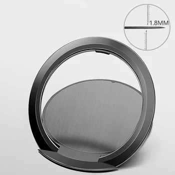 Metalinė žiedo sagtis Itin plona magnetinė žiedo sagtis Mobiliojo telefono žiedo laikiklis Automobilio magnetinis daugiafunkcis žiedo laikiklis