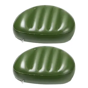 VORCOOL 2vnt PVC žvejybos kėdės sėdynės padas Žvejybos pagalvėlė žvejybos laivui (žalia)